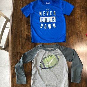 Boys athletic shirts